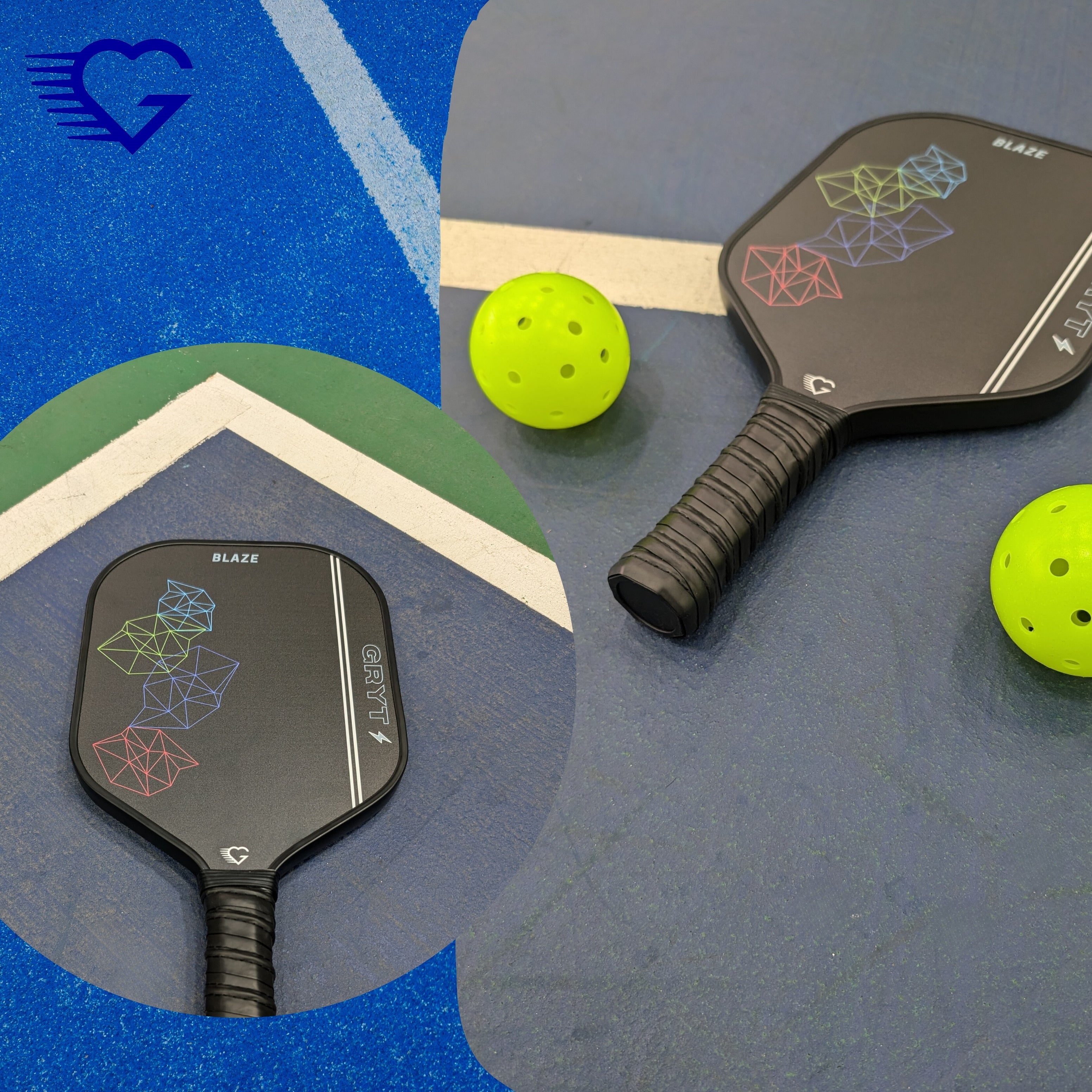 Blaze - 16 mm Fiberglass Pickleball paddle