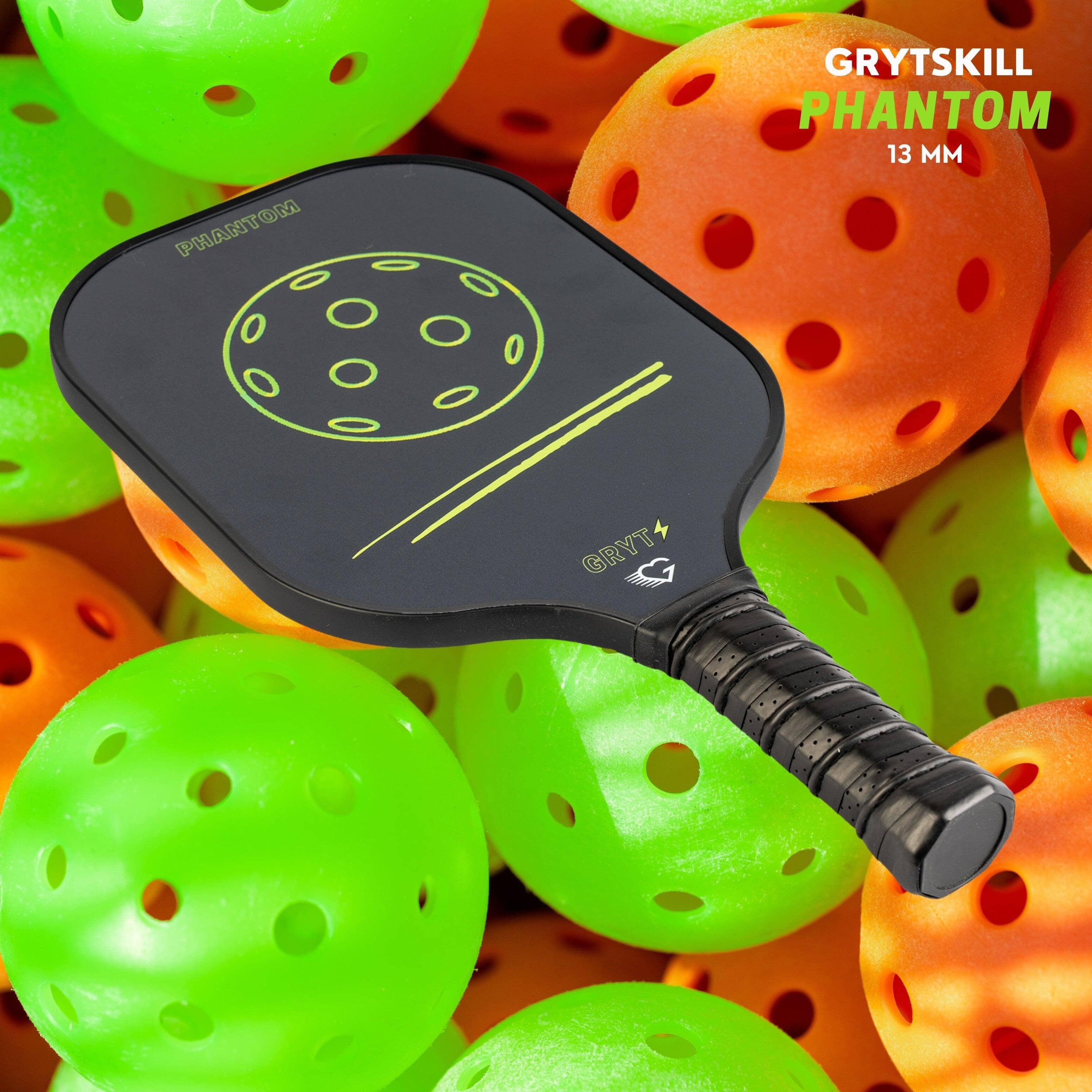 Grytskill Phantom - Raw Carbon Fiber Paddle - GRYTSKILL